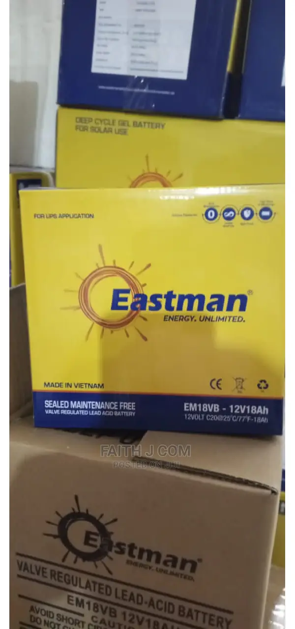 Em 18 Vb - Eastman 18ah Battery