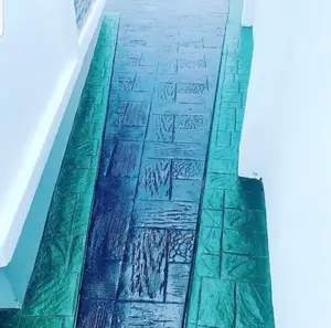 Apple Effect Stamped Concrete