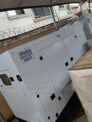 Brand New Perkins (300kva) Diesel Soundproof Generator 100%