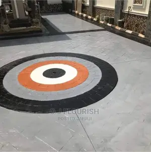 Multi Centered Stamped Concrete