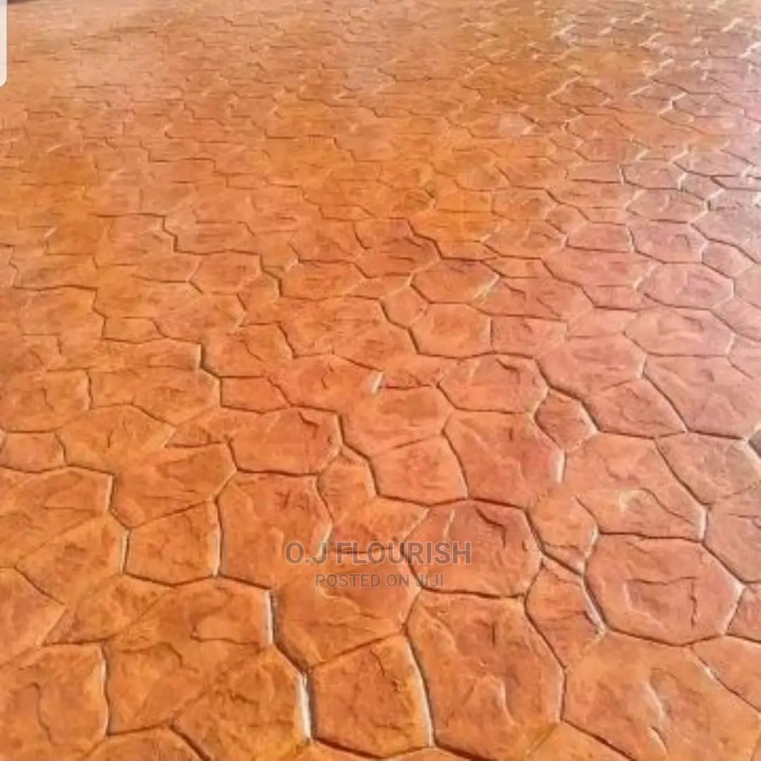Multi Centered Stamped Concrete