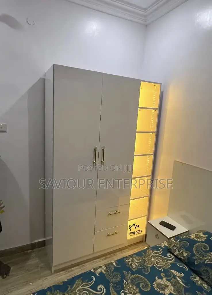 Full Height Cupboard With Decorative Lighting