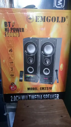 Original Em Gold Sound System Wit Bt and Wireless Mic