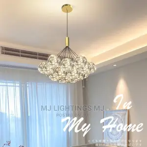 Romantic Bubble Glass Chandelier Bedroom Dining Living Room.