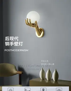 Modern Creative Hand Hold Ball Wall Lights