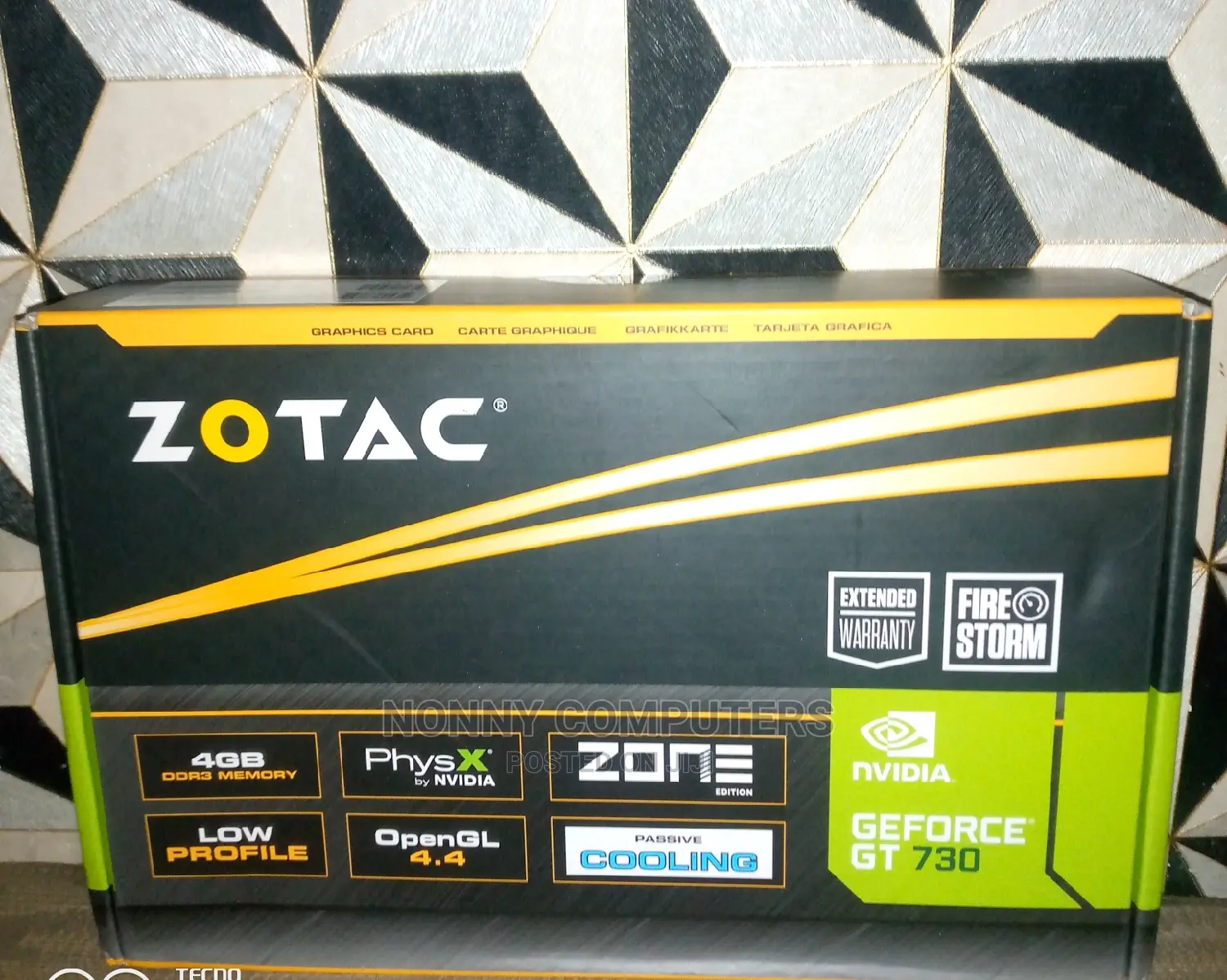 Zotac Nvidia Geforce Gt730 4gb Ddr3 Memory
