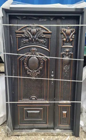 4ft by 7ft. Cast Door