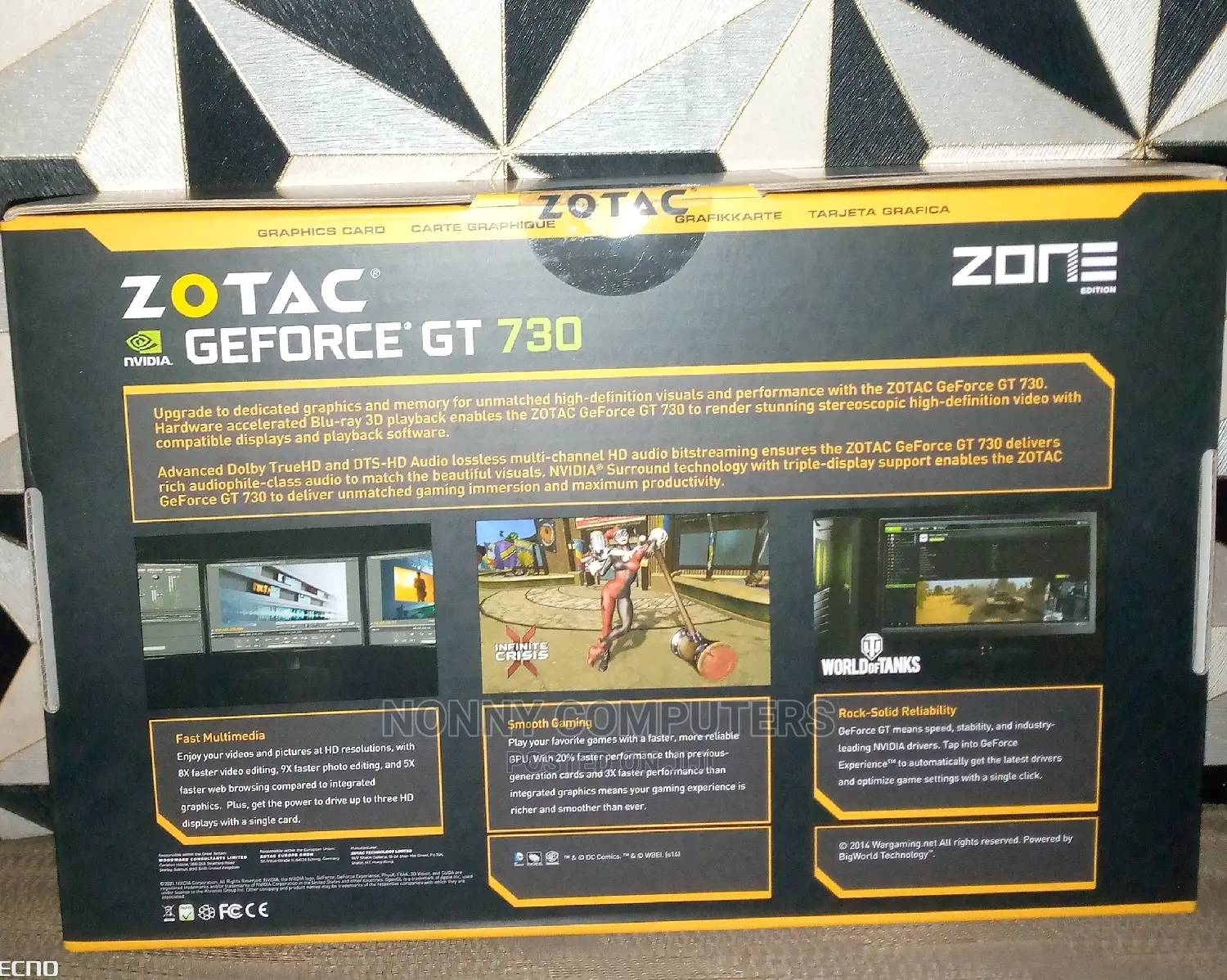 Zotac Nvidia Geforce Gt730 4gb Ddr3 Memory