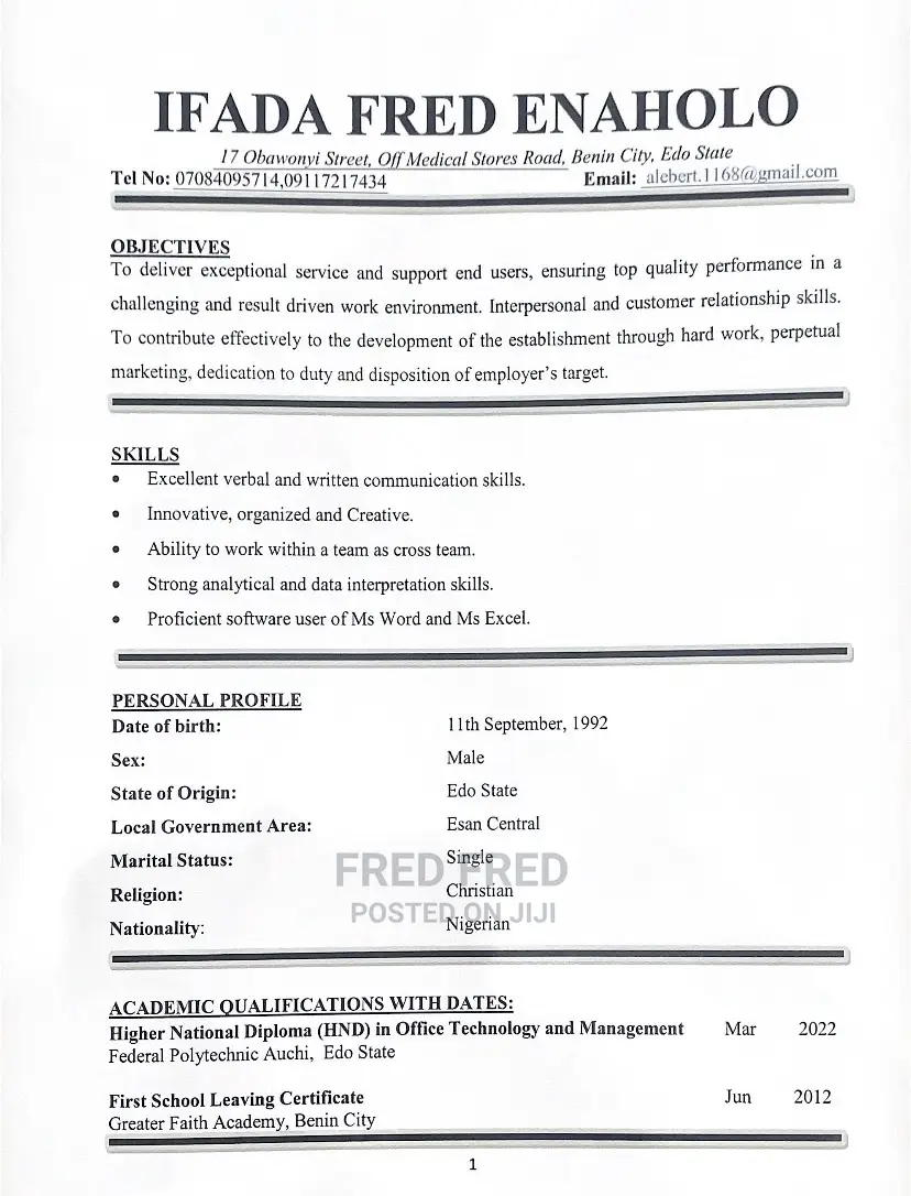 Job of a Secretary or Office Assistant