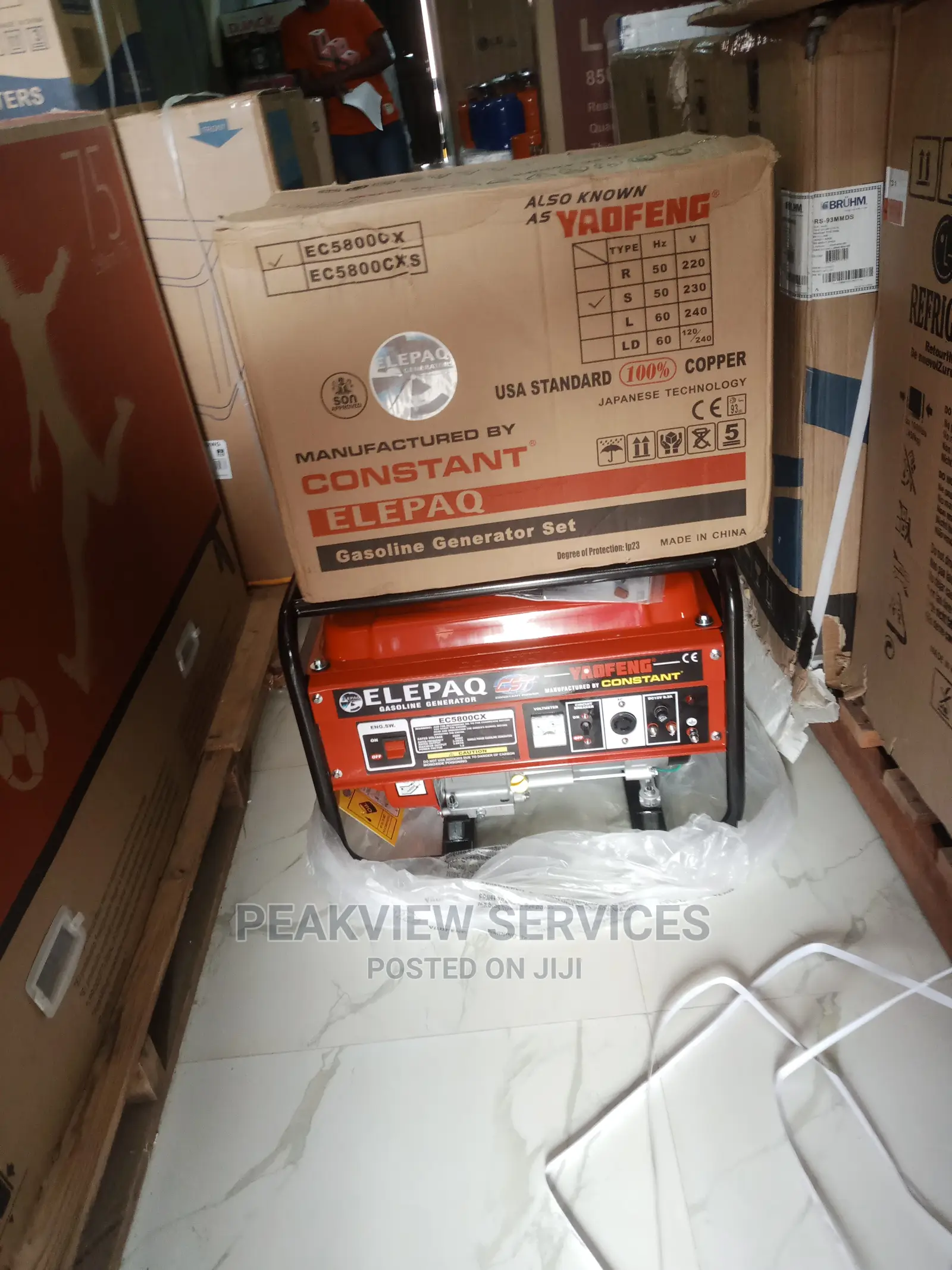 Effective 3.5kva Ec5800cx Elepaq Constant Generator