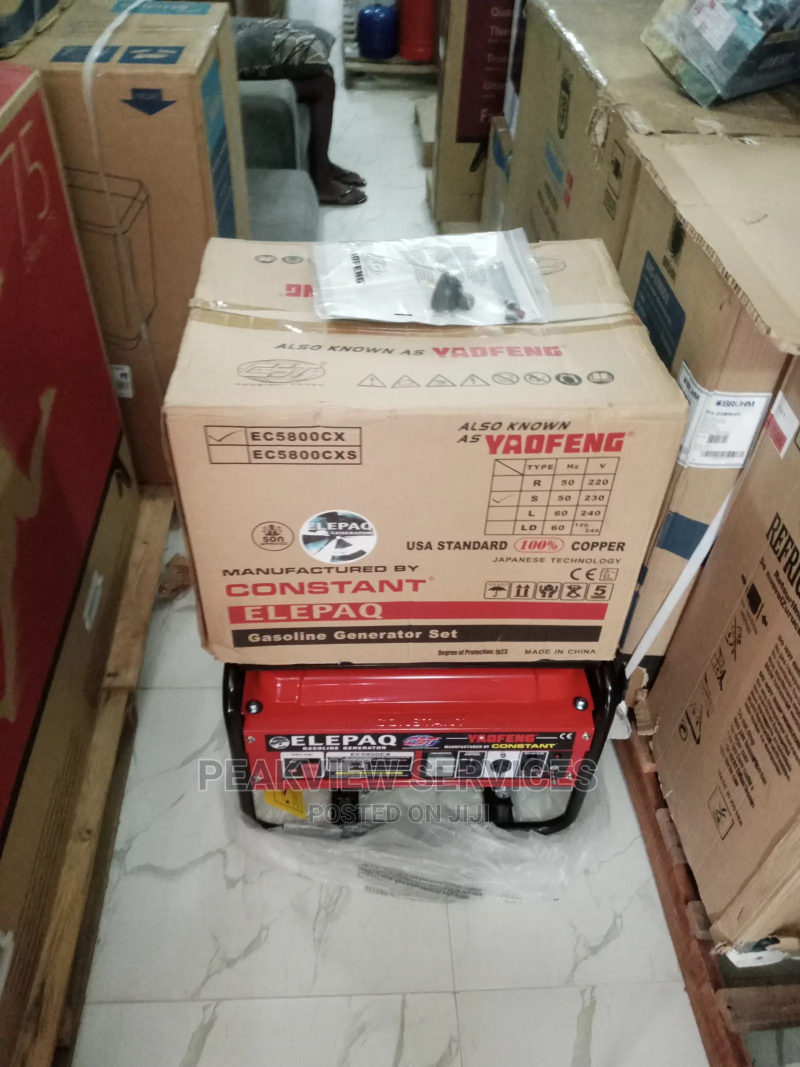 Efficient Elepaq Constant 3.5kva Generator Ec5800cx