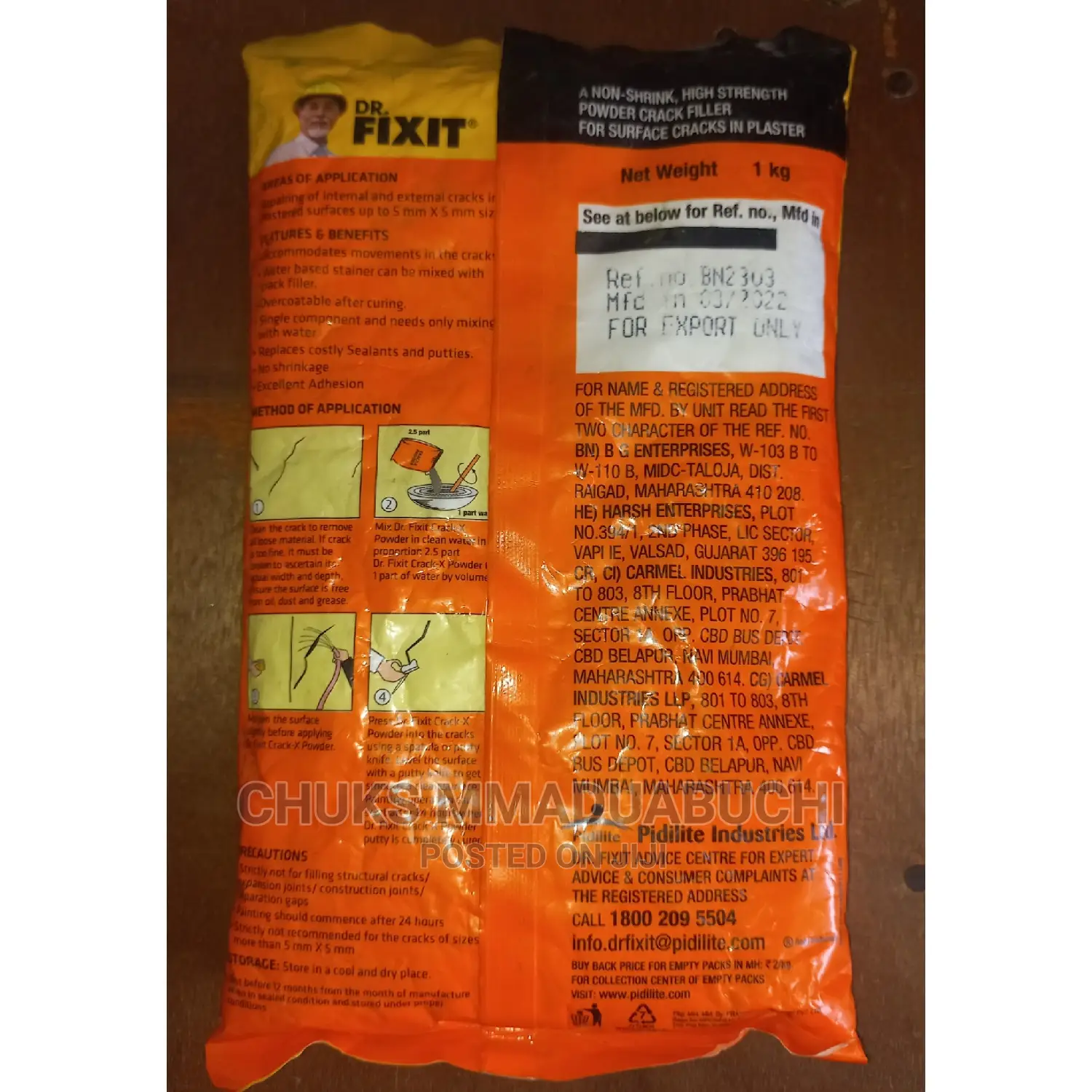 Dr. Fixing Crack-X Powder-1kg