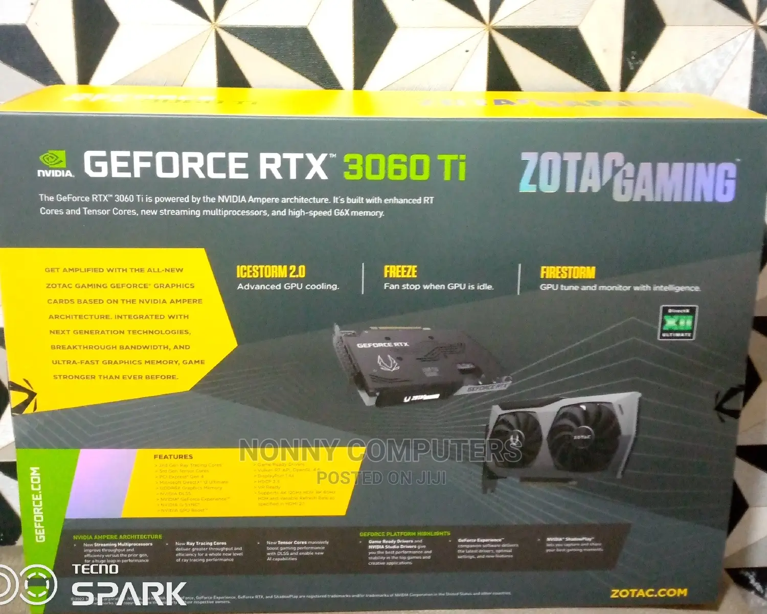 Zotac Gaming NVIDIA Geforce RTX 3060ti 8GB GDDR6X