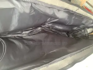61 Keys Full Sized Pure Black Leather Padded Keyboard Bag