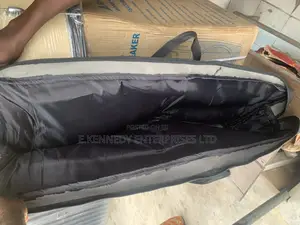 61 Keys Full Sized Pure Black Leather Padded Keyboard Bag