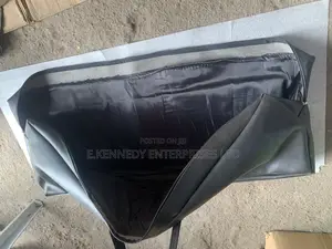 61 Keys Full Sized Pure Black Leather Padded Keyboard Bag
