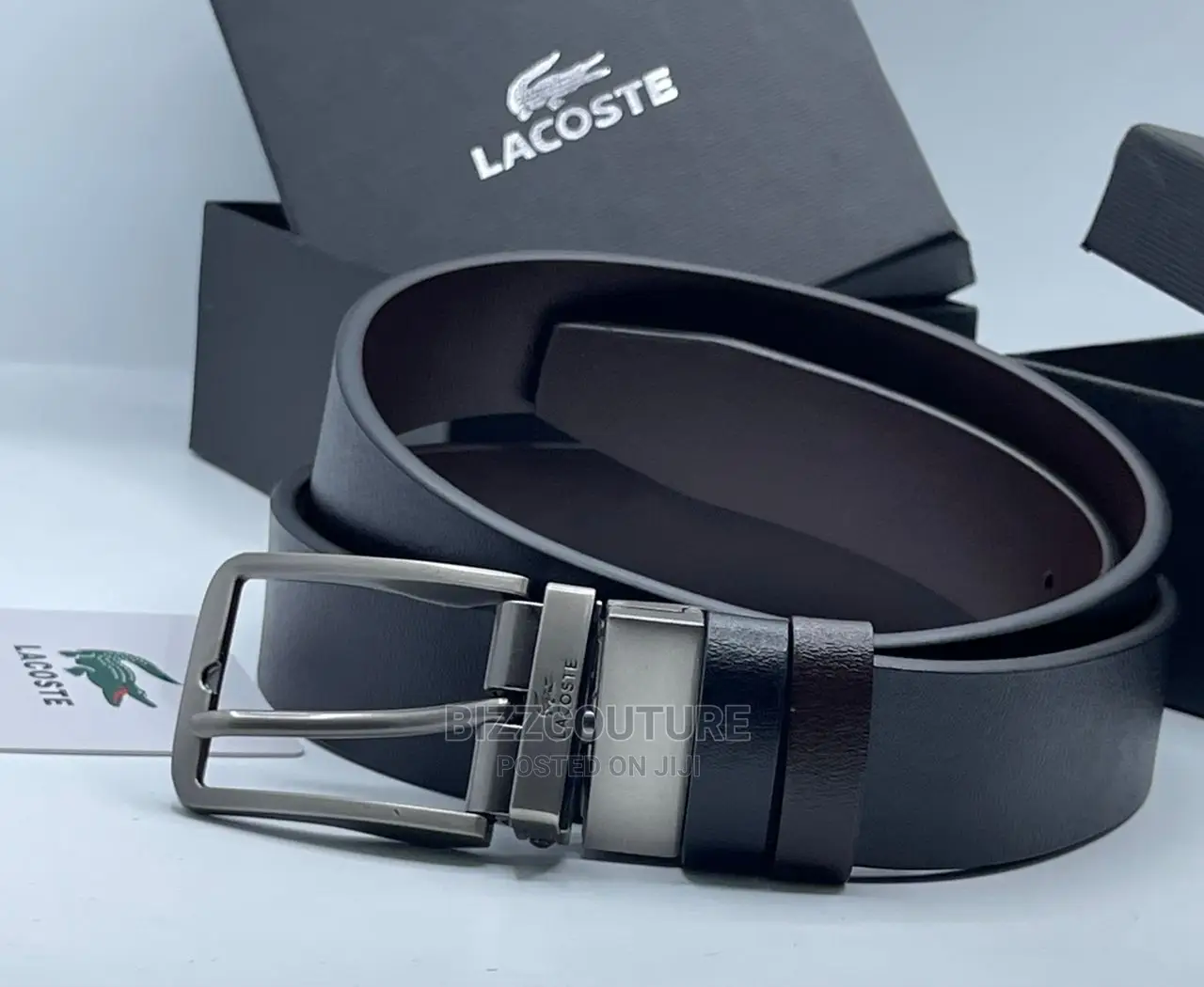Original LACOSTE Leather Belts Available in Store