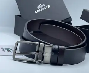 Original LACOSTE Leather Belts Available in Store