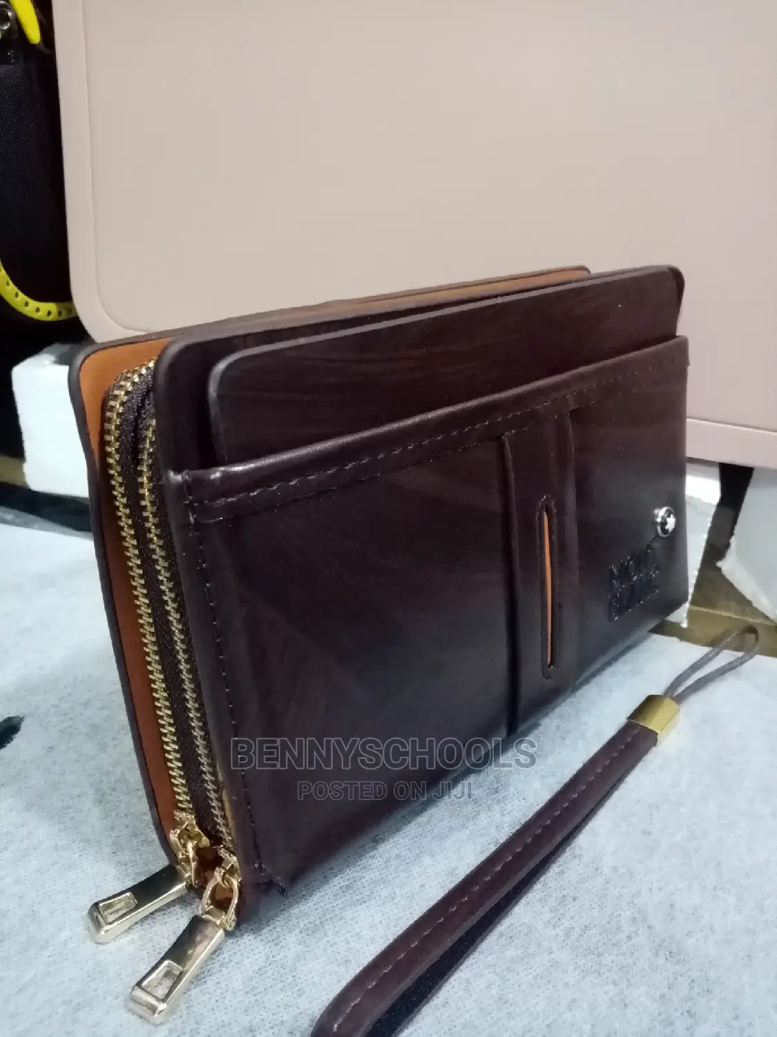 Mont Blanc Men Leather Purse