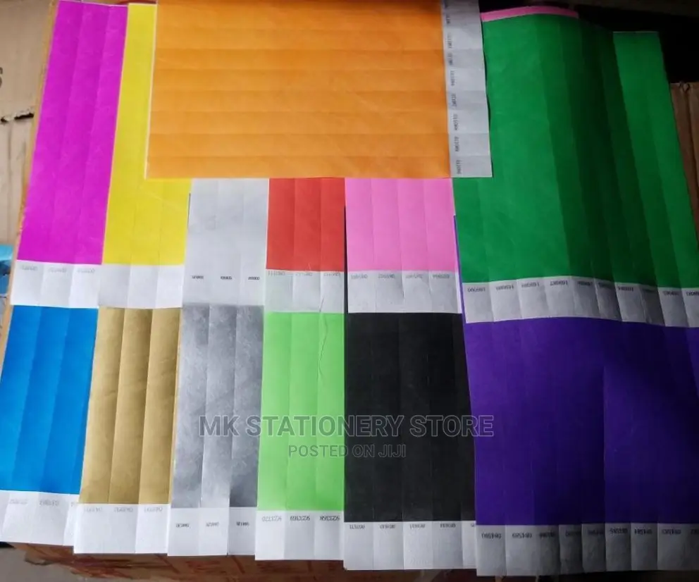 Paper Wristband 100pcs