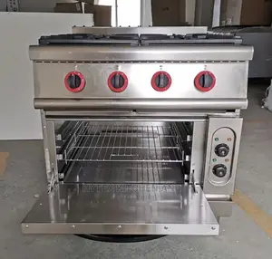 Industrial 4 Burner Gas Cooker