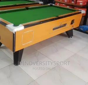Coin Snooker Board With Complete Accessories With Coin