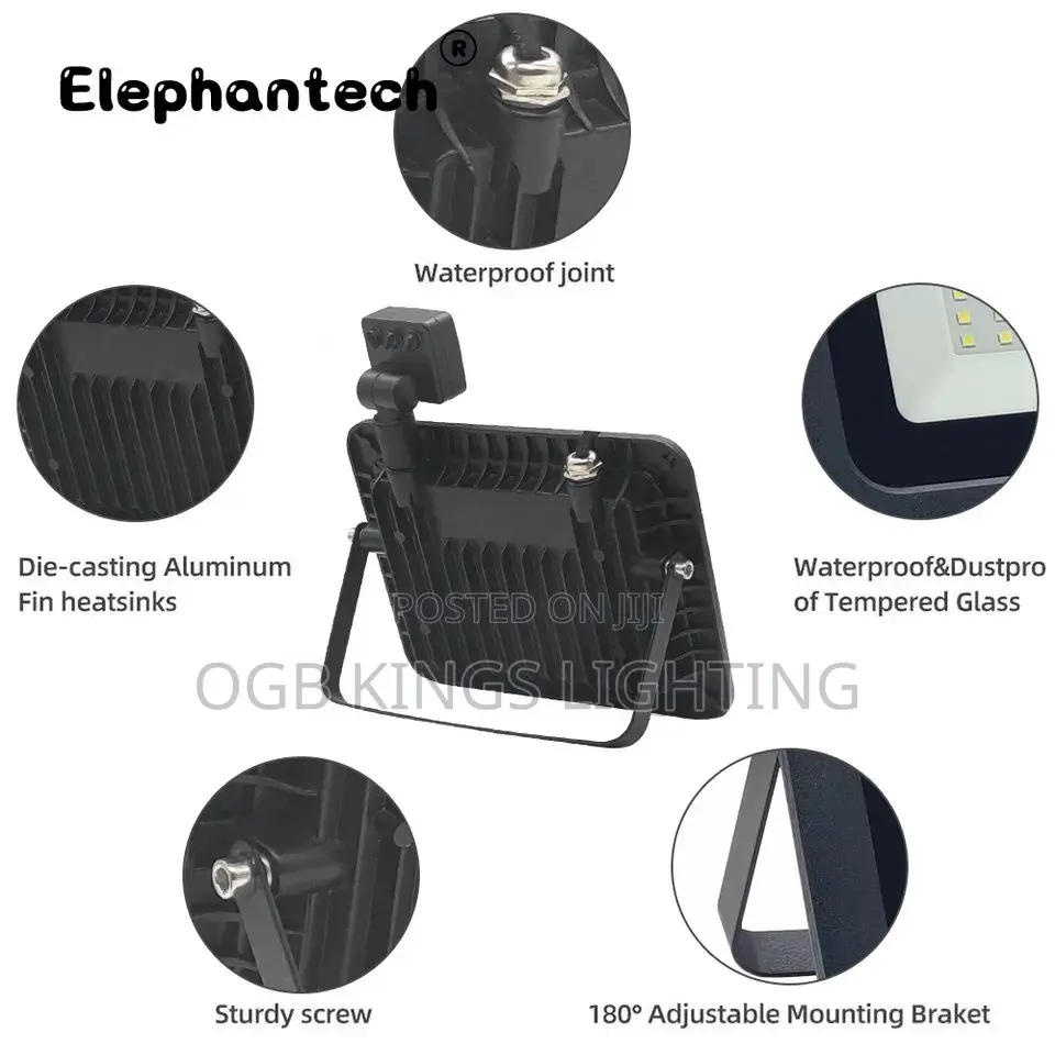 LED Floodlight Waterproof PIR Motion Sensor Light