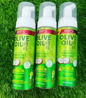 Olive Oil Hold Shine Wrap/Set Mousse