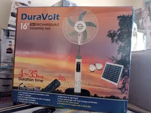 Top Quality Duravolt 16 Inches -3 in 1 Rechargeable Fan