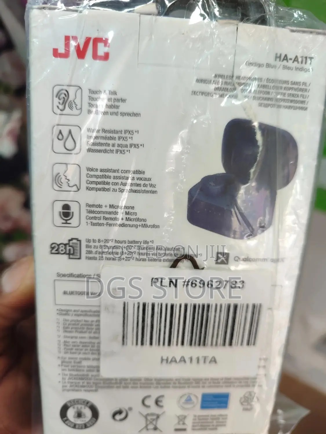 JVC Marshmallow HA A11T Bluetooth Earbuds