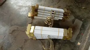 White Gold Clip Hangers