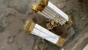 White Gold Clip Hangers