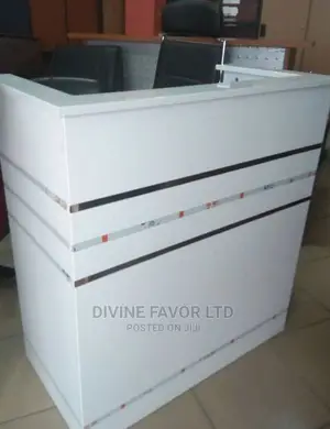1.2 Meter Reception Table in White Colour.