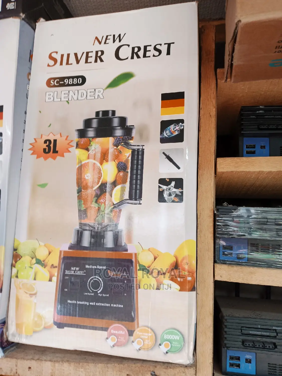 World Class Silvercrest Commercial Blender -3l-800w