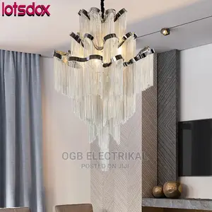 3-Layer Aluminum Tassel Pendant