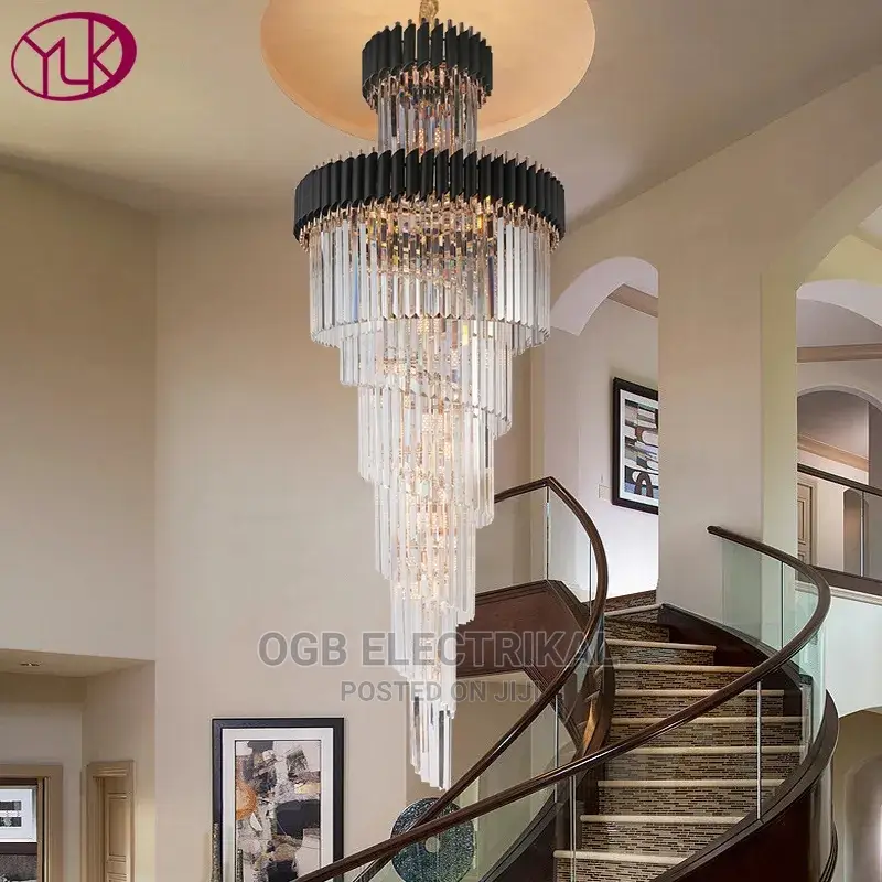 Crystal Chandelier for Staircase