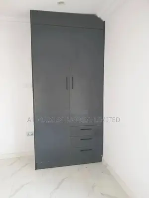 Dark Grey HDF Matt Full Height Wardrobe( H2580 X W1200)