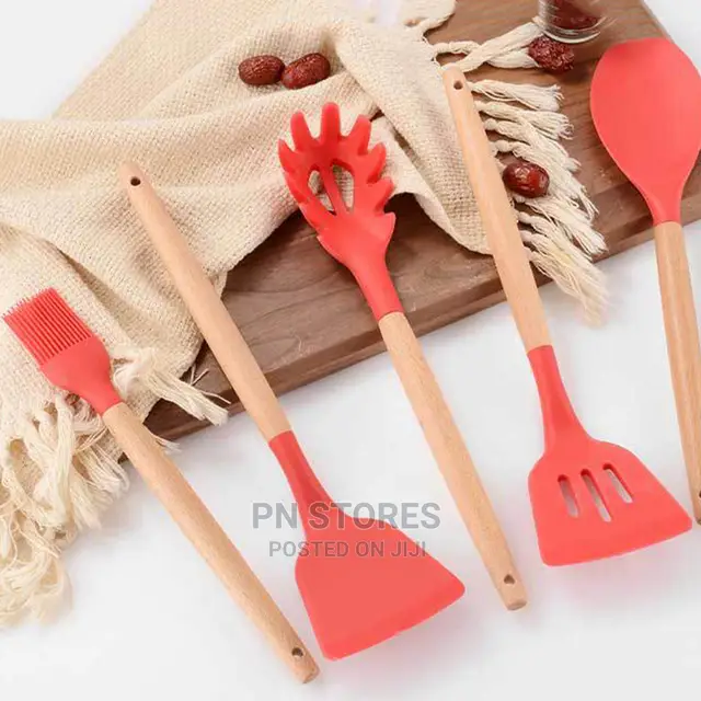 12pcs Silicone Kitchen Spoons