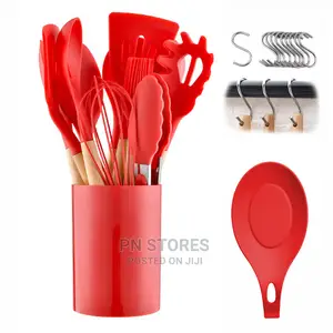 12pcs Silicone Kitchen Spoons