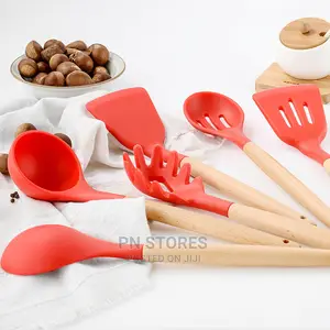 12pcs Silicone Kitchen Spoons