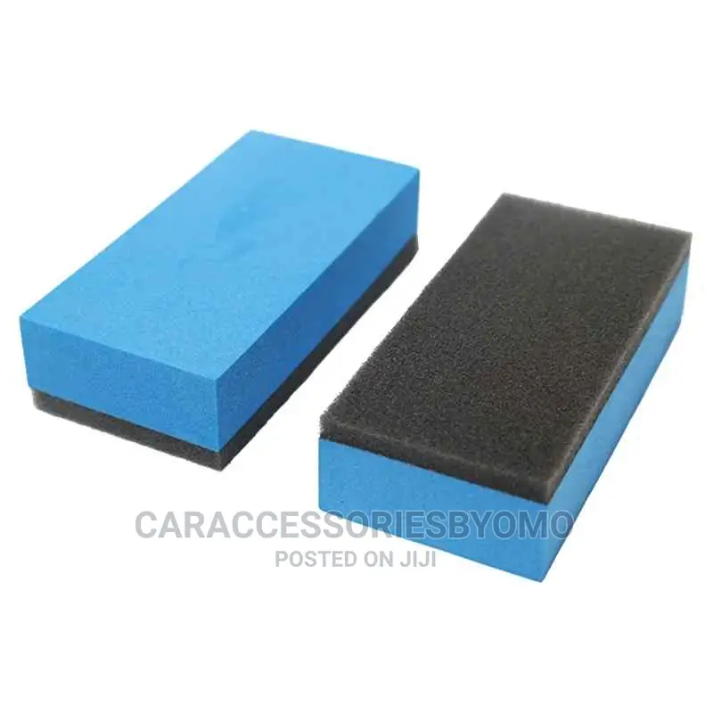 Blue Black Ceramic Foam Applicator Pad 5pcs