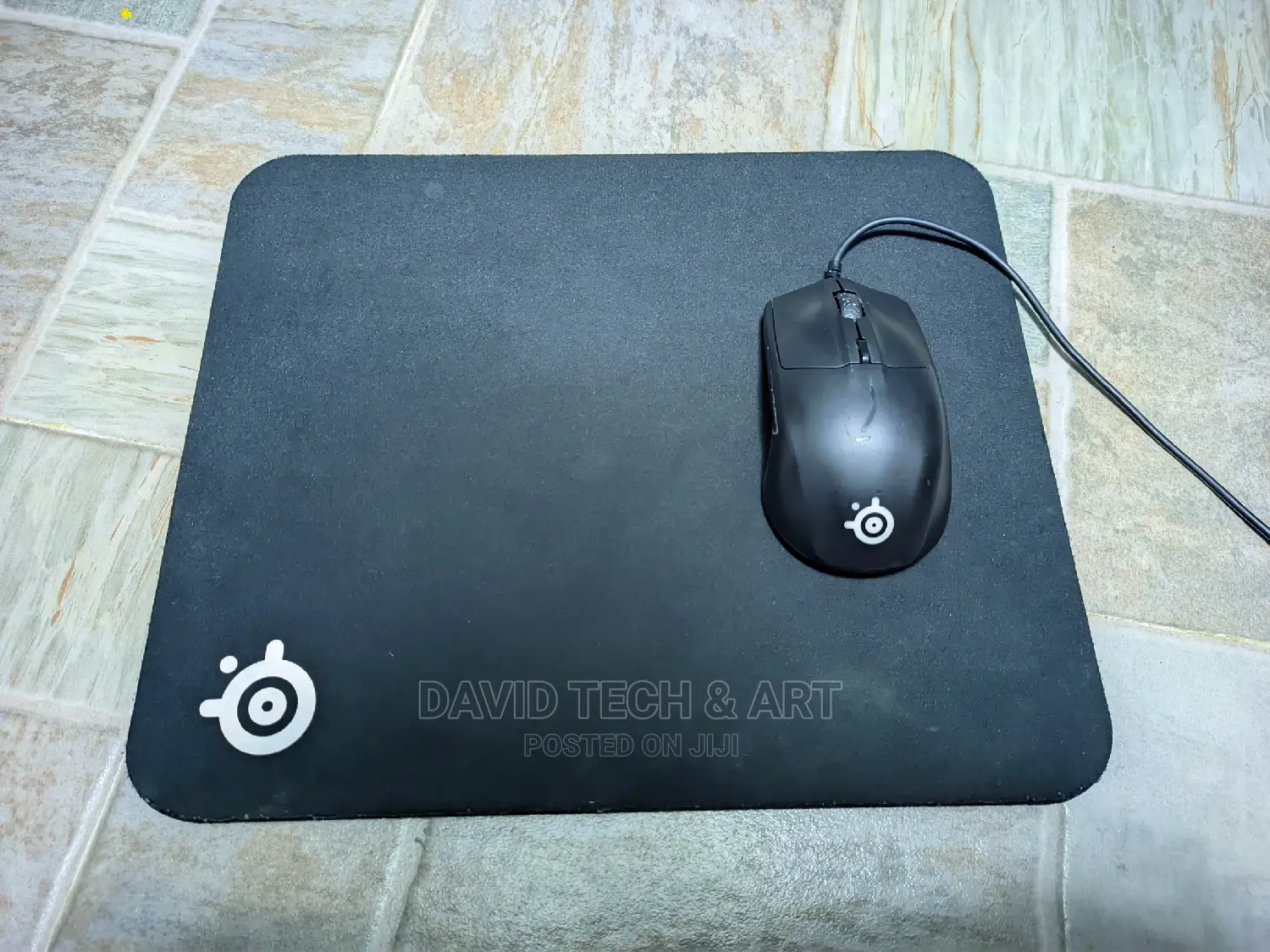 Steel Series Wired Mouse and Mouse Pad/Matt