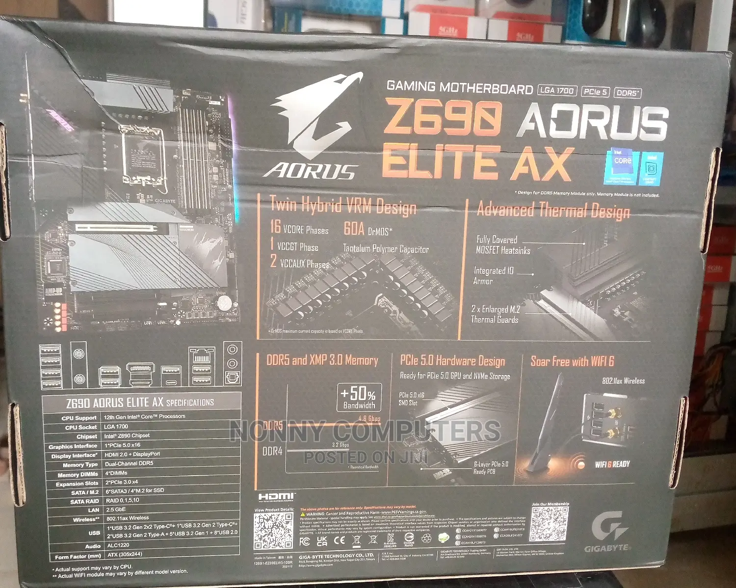 Gigabyte Z690 Aorus Elite Ax