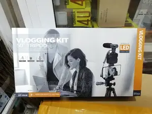 Broadcasting Microphone With 50' Tripod Vlogging Video Kit