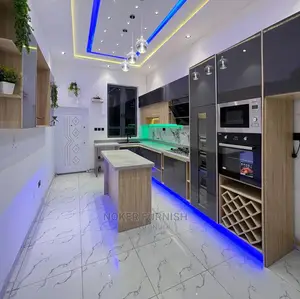 Kitchen Cabinets With LED Lights