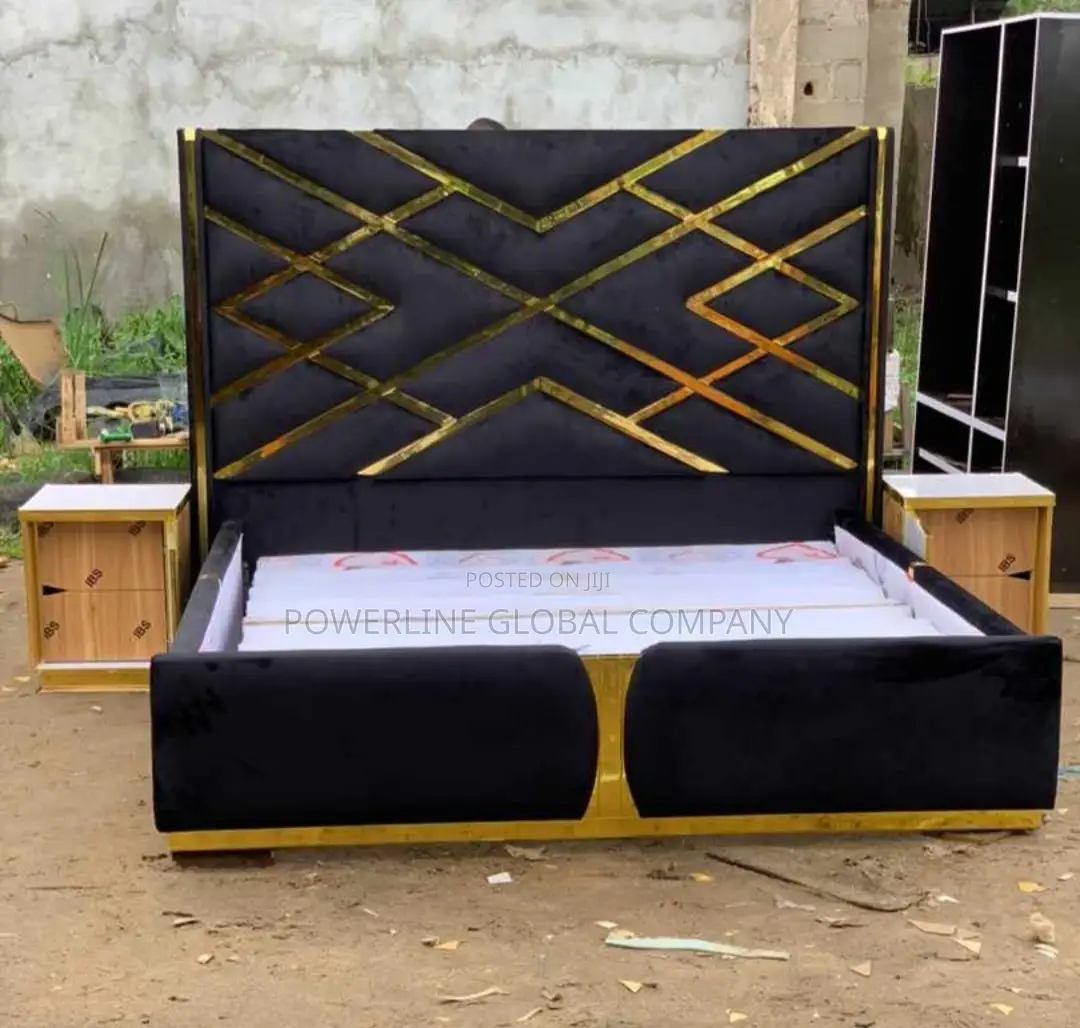 Bed Frame 6x6 With 2 Side Drawer for Home's/ Hotels/ Lounges