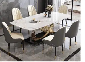 Marble Dining Set for Living Room