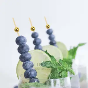 Beaded Bamboo Fruit Picker -50 Pieces