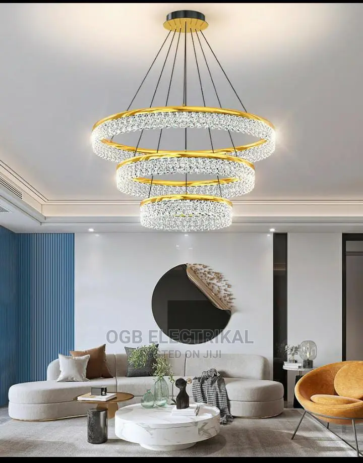Nordic Modern LED Crystal Glass Chandelier