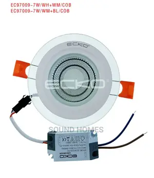 Ecko Brand 6w Tricolors Glass Led Recess or Spotlight